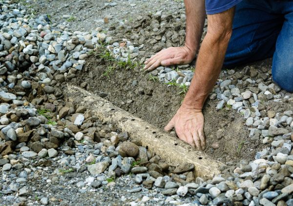 French Ditch Installation in Franklin
