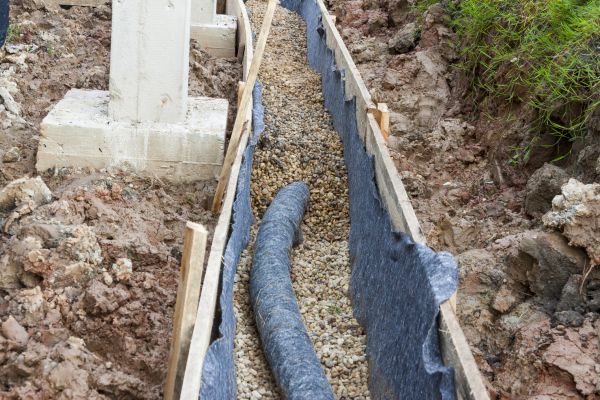 French Drain Installation in Franklin
