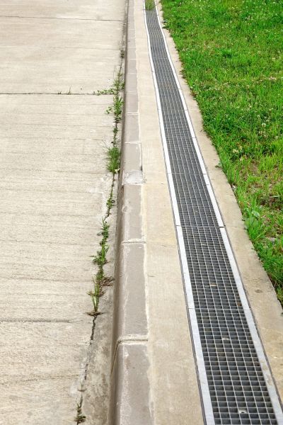 Concrete Drain Installation in Franklin